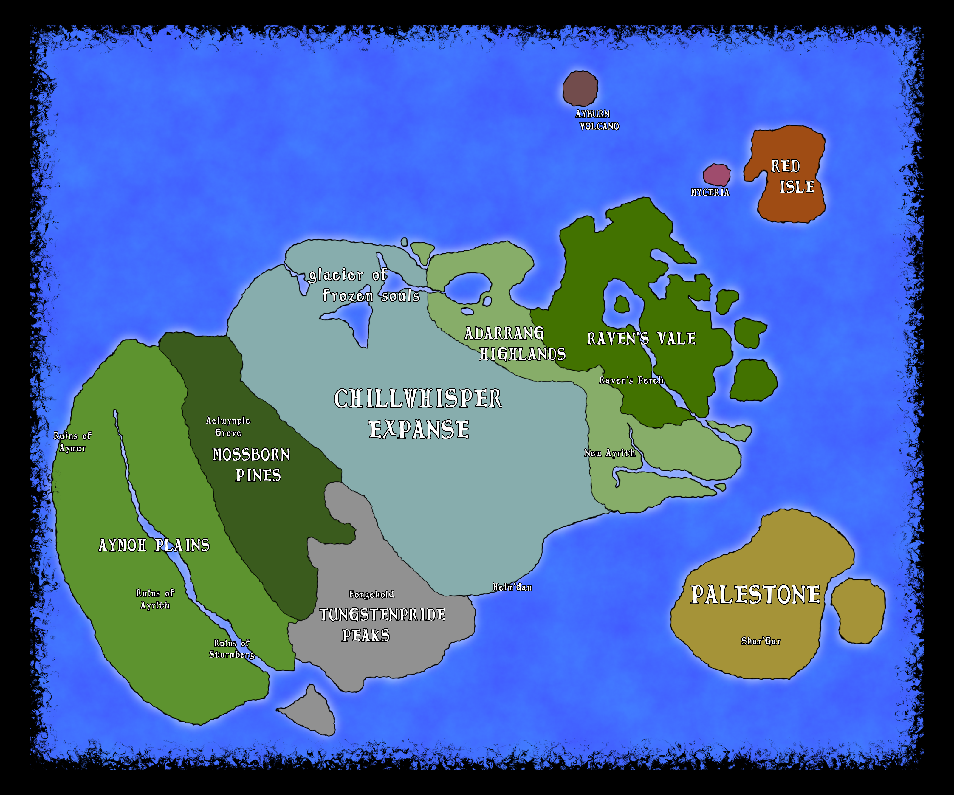 Ragenia Fable Map